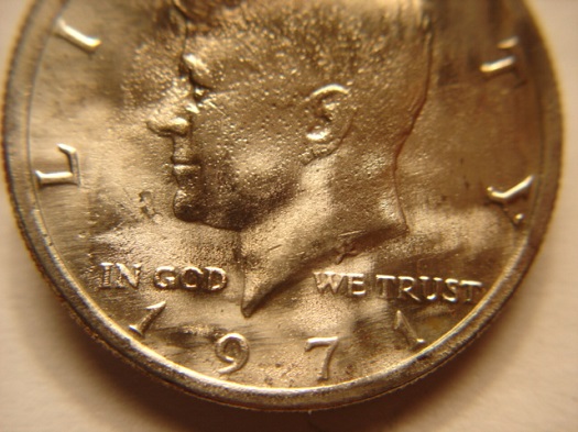 1971-P-Kennedy-Half-Dollar--Pitted-Die?
